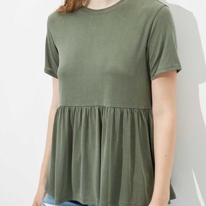 💚 AE Sage Green Babydoll Top 💚